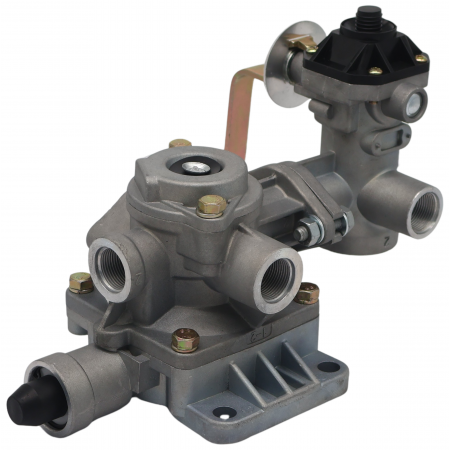 ZAWÓR HAMULCOWY HZS-4 + REGULATOR SIŁY HAMOWANIA 4 ZAKRESOWY D35 D47
